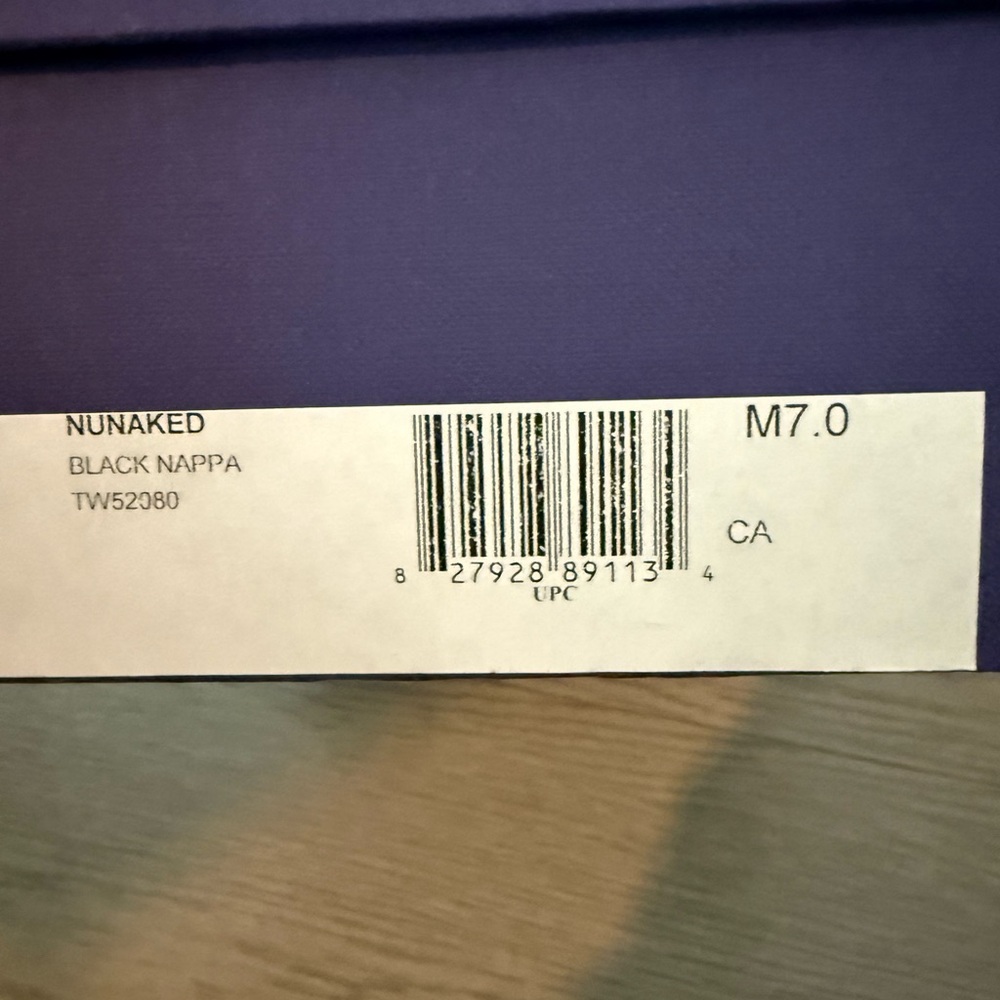 Stuart Weitzman Nunaked Black Nappa Strappy Shoes Size 7 - Picture 6 of 6